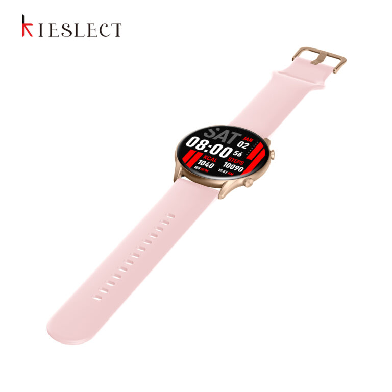 Kieslect Smart Calling Watch Kr Pink Kieslect Smartwatch Tunisie