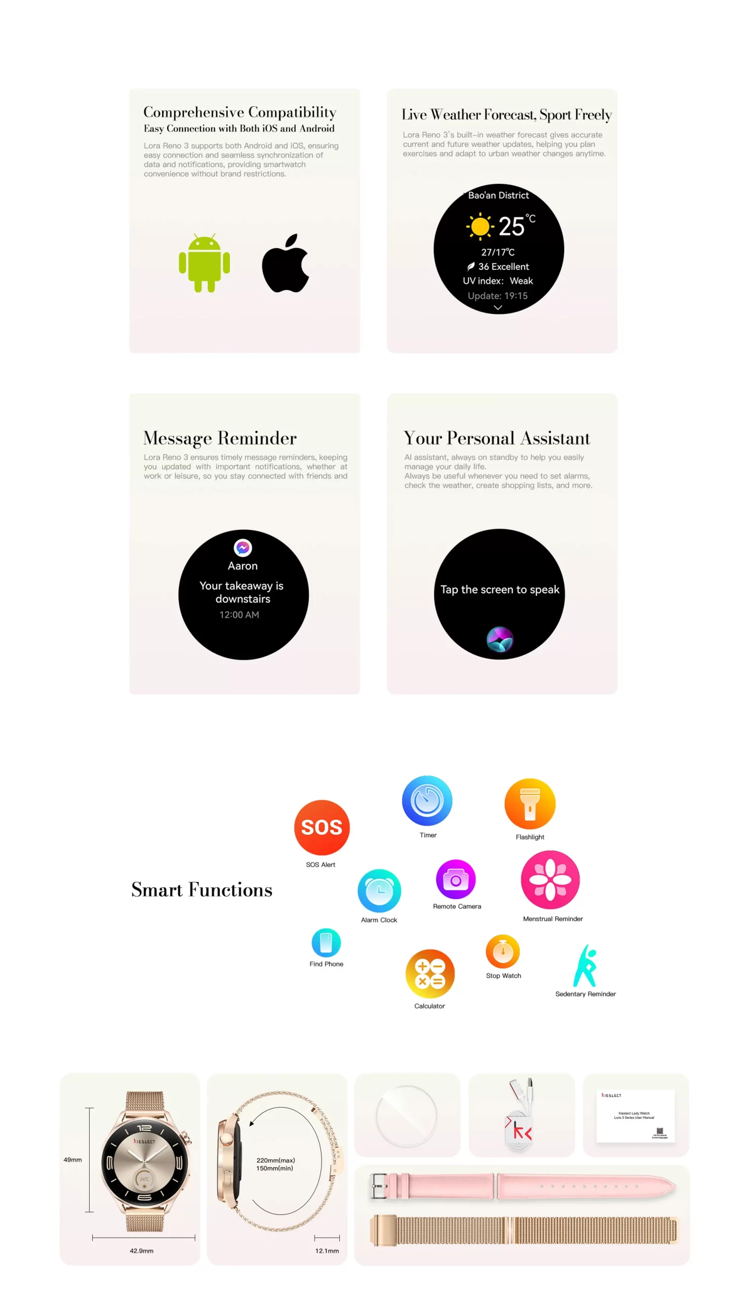 Kieslect Lora Reno 3 9